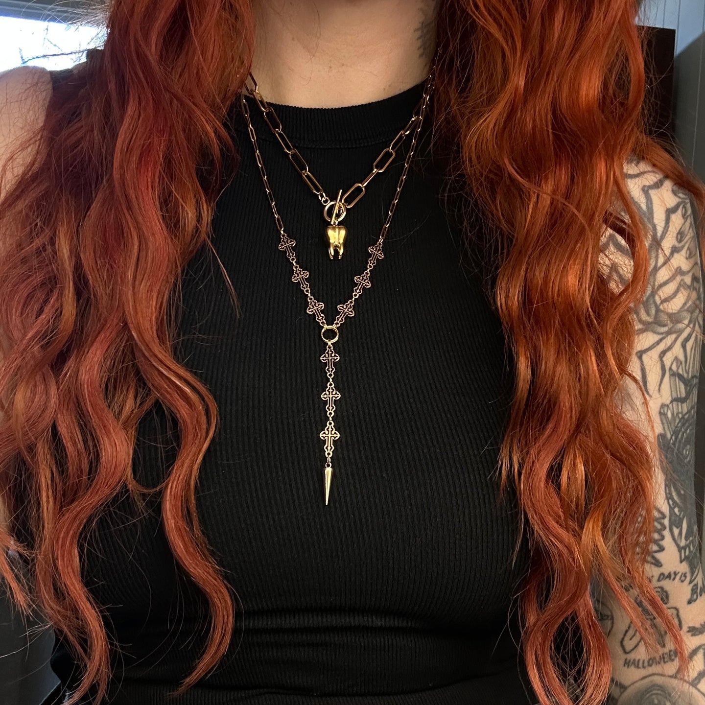 Gold Wisdom Tooth Necklace